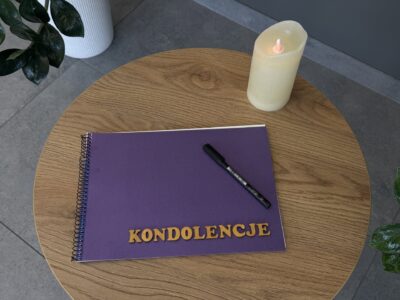 Zapraszamy do wpisywania się do Księgi kondolencyjnej